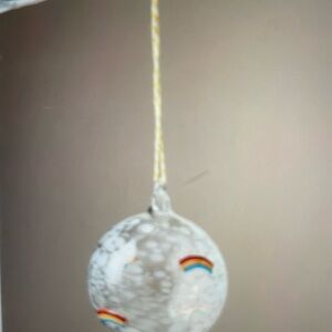 ❤️ ANTHROPOLOGIE RAINBOW PRESSED ICON ORNAMENT NEW